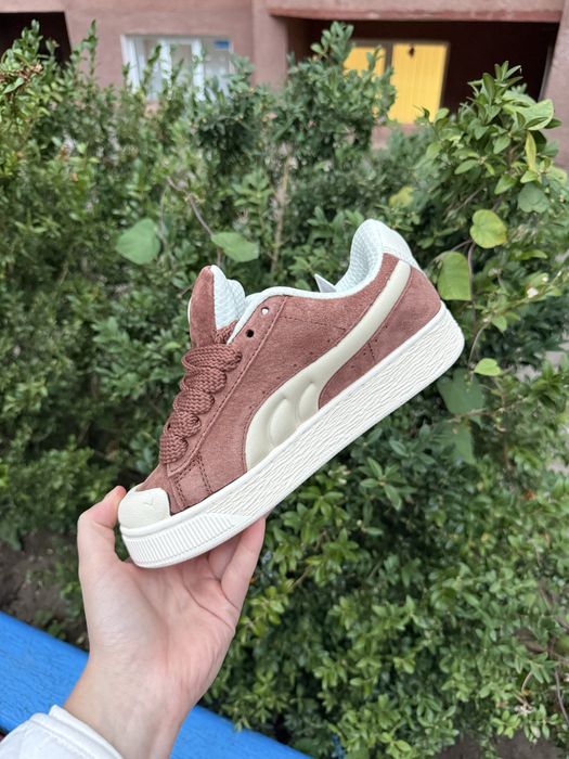 Жіночі Кросівки Puma Suede XL Beige Brown — zdjęcie 3
