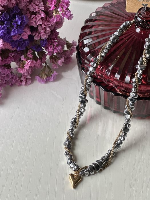 Чокер з гематиту