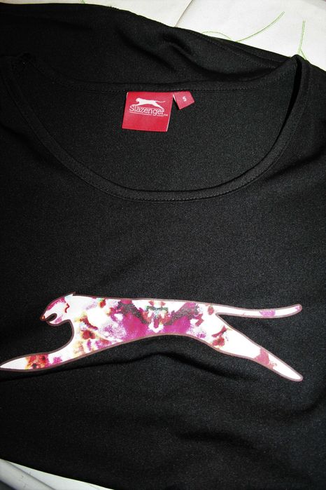 Slazenger Top, Czarny Damski Letni Top Size: 34/S