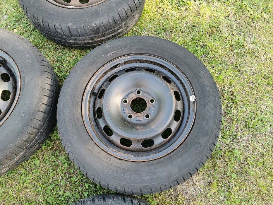 Koła 5szt. 5x108 R15 focus mk2, felgi stalowe, opony zimowe i opony letnie