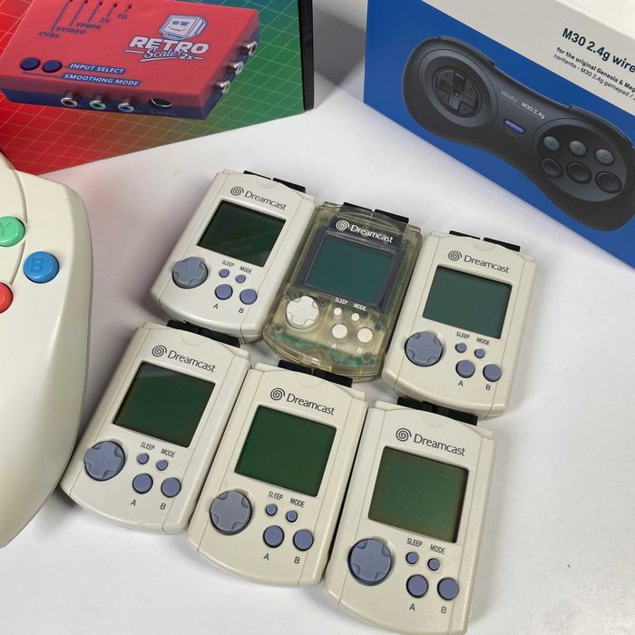 Карта Пам'яті Sega Dreamcast HKT-7000 Visual Memory VMU Сега дрімкаст аксесуари асортимент
