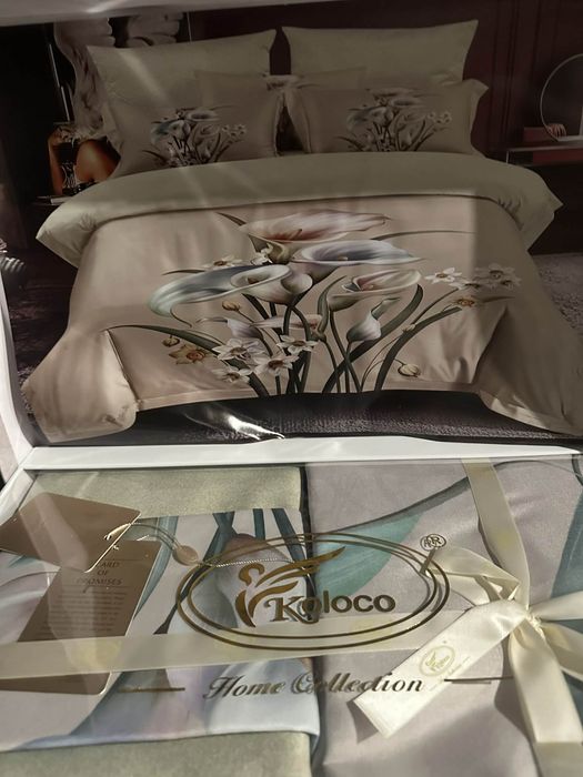 Постільна білизна Koloco сатин та фланель