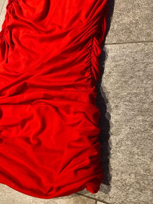 Czerwona koktajlowa sukienka Simple M