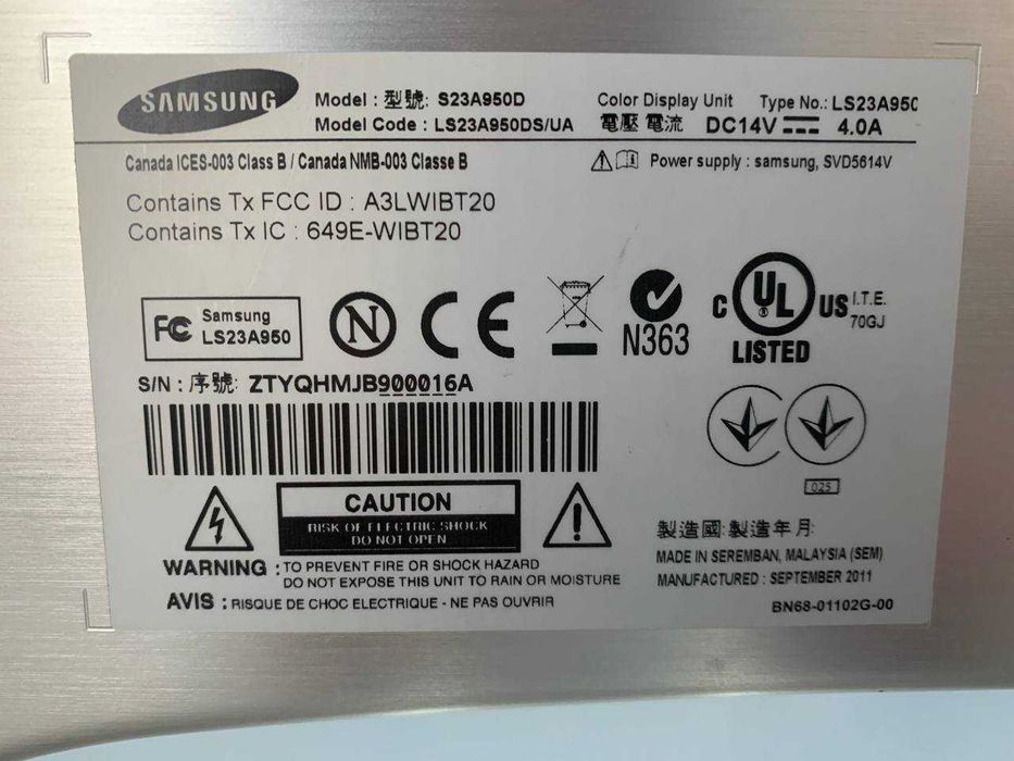 Монітор 23" Samsung S23A950D