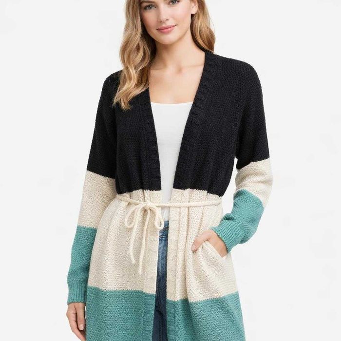 Turecki kardigan/ sweter 100 % akrylu rozm m/l