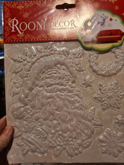 Naklejka świąteczna na szybę 28cm×22cm