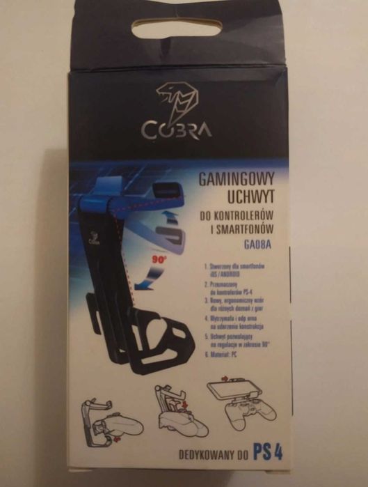 Cobra GA08A gamingowy uchwyt do kontrolerów i smartfonów ps4 pad