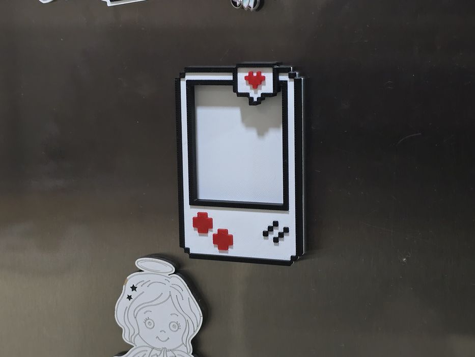 Suporte Foto Magnético Pixel Game - Fujifilm Instax
-