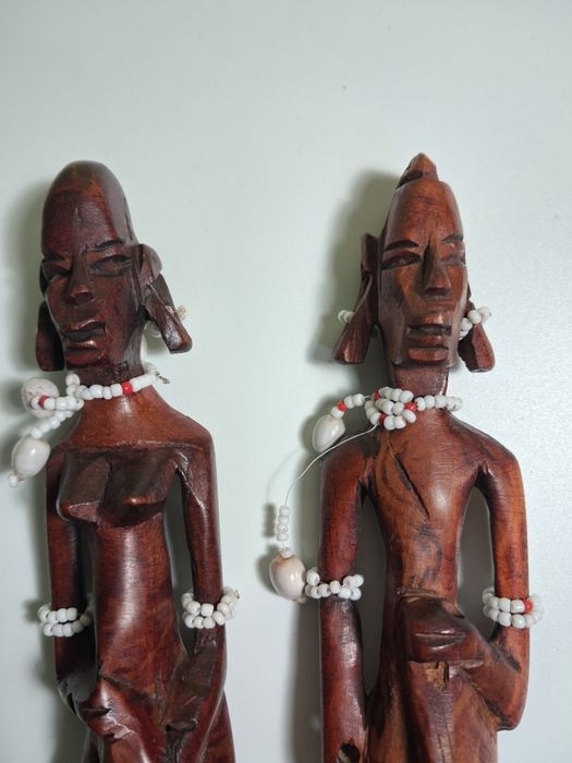 Деревянные статуэтки племя Масаи, ручная робота из красного дерева