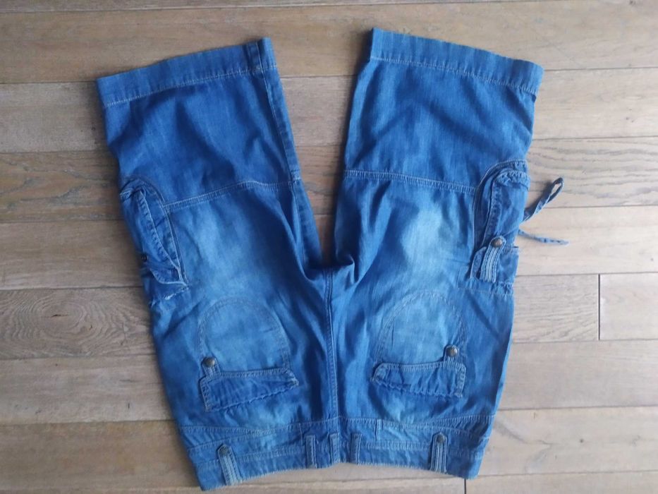 Świetne krótkie spodenki jeansowe dżinsowe M 40