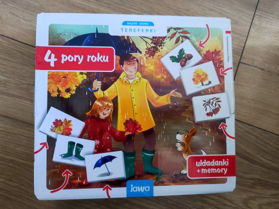 Cztery pory roku układanki memory