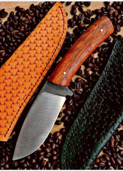 Nóż Hunter Merbau Ręcznie Robiony Custom Knifemaking Polska Bushcraft Resor Survival