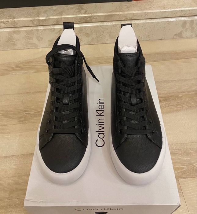 Кеды Кроссовки Calvin Klein Хайтопы Ботинки. Размер 39 (25,6 см)
