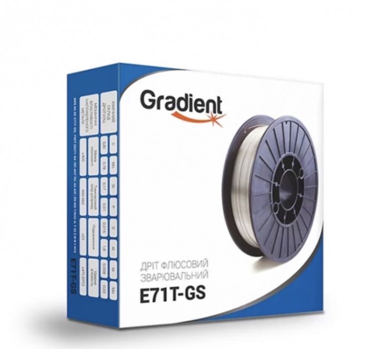 Проволока флюсовая GRADIENT E71T-GS
