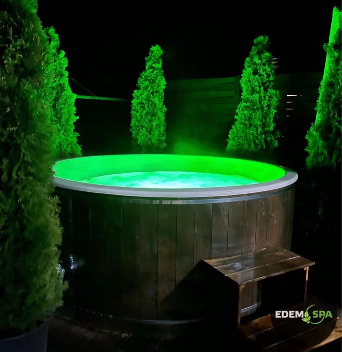 Чан на дровах! Виробник! Спа купіль! Купель з джакузі! Баня офуро!