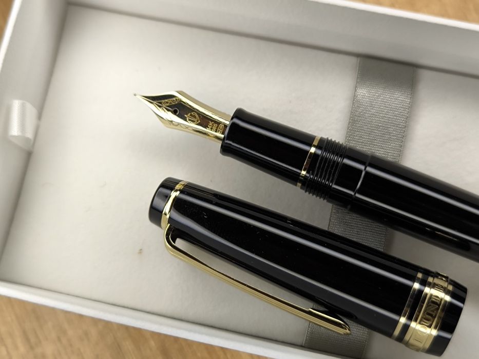 Pióro wieczne Sailor Professional Gear Slim Black GT 14k NOWE