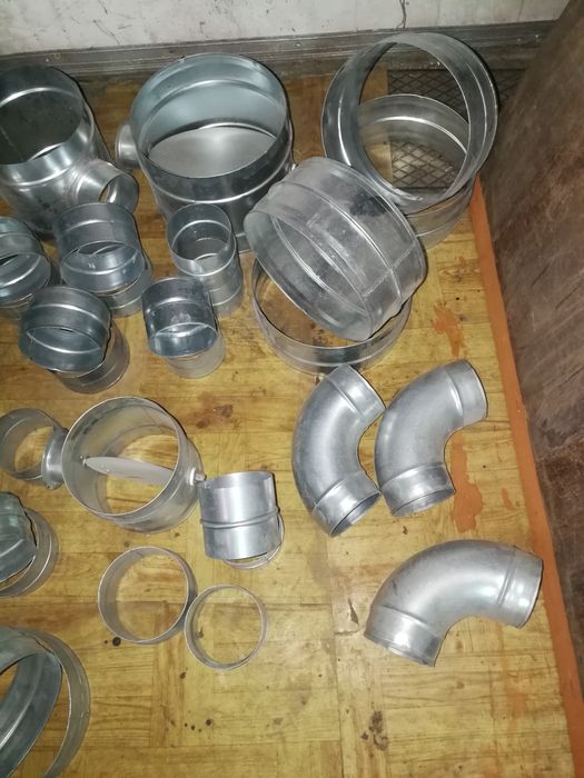 Elementy wentylacji rury złączki