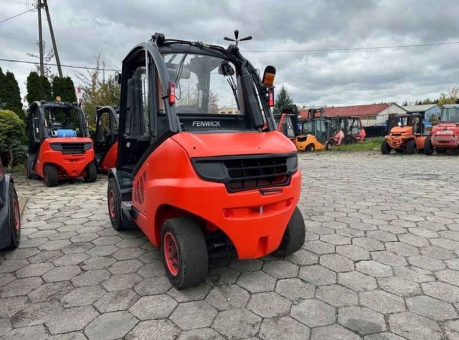 Wózek Widłowy Linde H50D triplex kabina diesel rok 2012