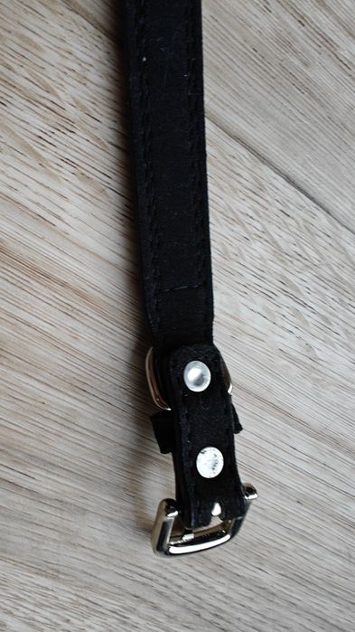 Obroża z cyrkoniami na malutkiego pieska 25 cm