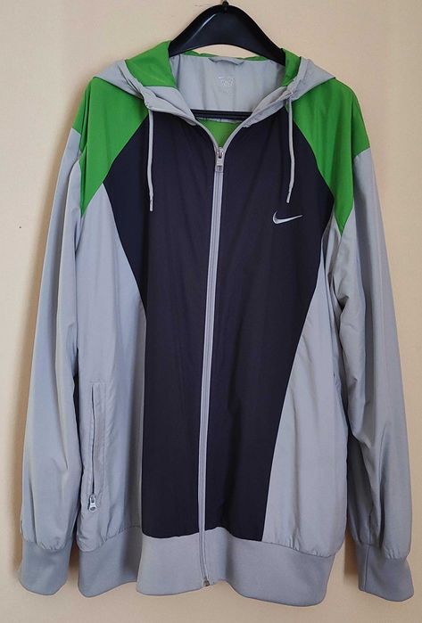 Kurtka męska wiatrówka rozpinana z kapturem Nike, rozm.XL