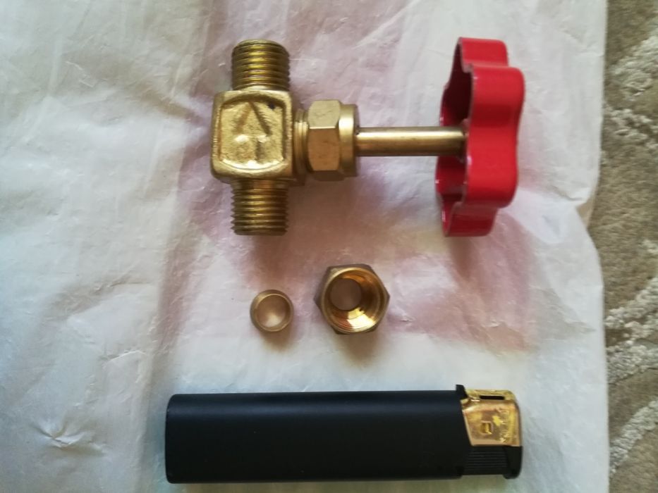 Вентиль латунный. Новый.