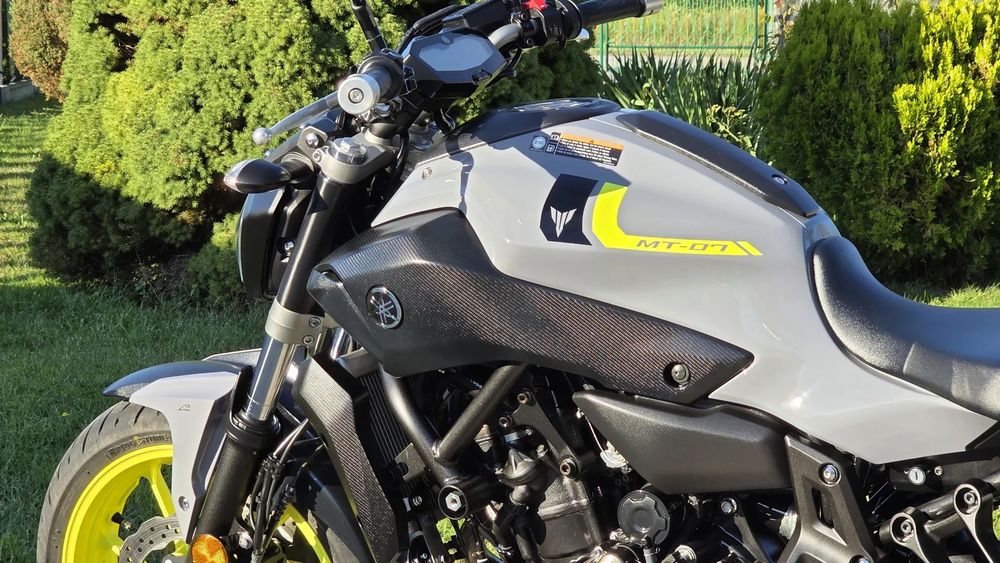 Yamaha MT 07, ABS, Tylko 14400 km., Night Fluo, Bezwypadkowy, FV23%, Transport