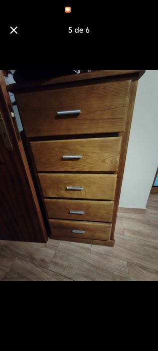 Quarto de casal em madeira