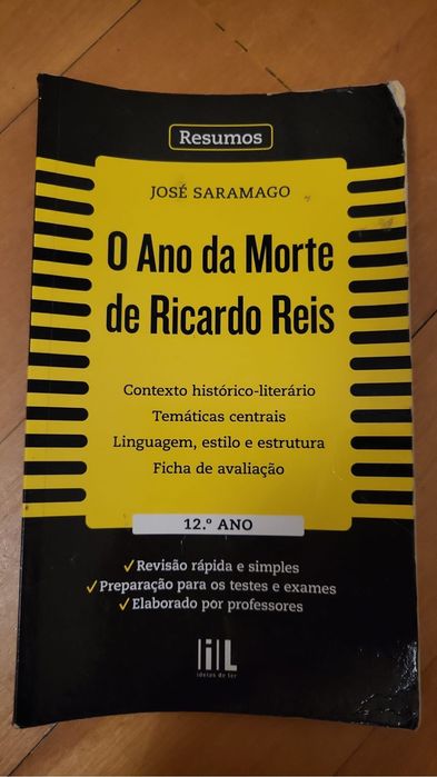 Summary of the book "The Year of the Death of Ricardo Reis"