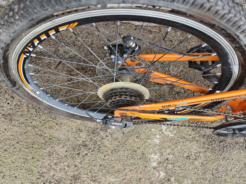 Гірський велосипед Titan Maxus 26" Orange-Black-Blue (Хардтейл)