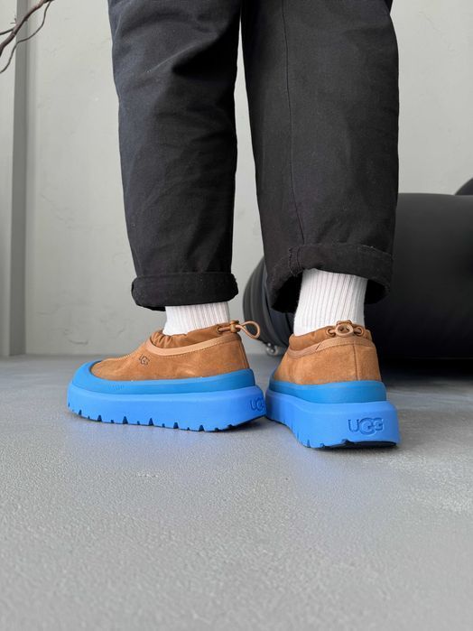 Уггі UGG Tasman Hybrid Weather Chestnut Blue Big Sky premium угги осінні/зимові з хутром