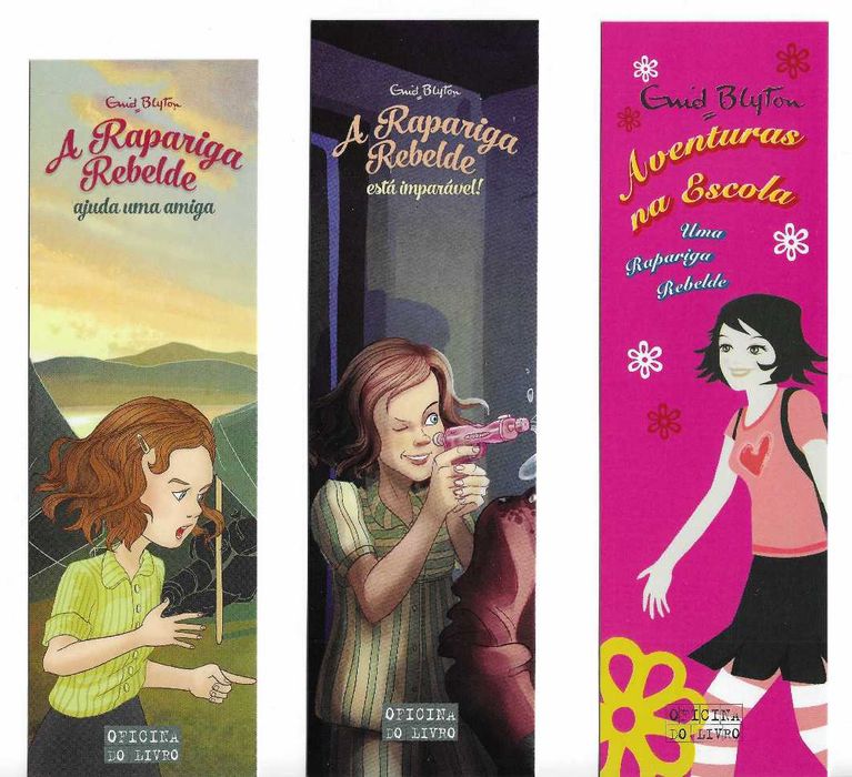Marcadores de livros A rapariga rebelde  - 7 unidades - olx X10585
