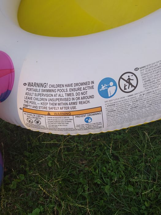 Duży basen dla dzieci z Jednorożcem Intex.