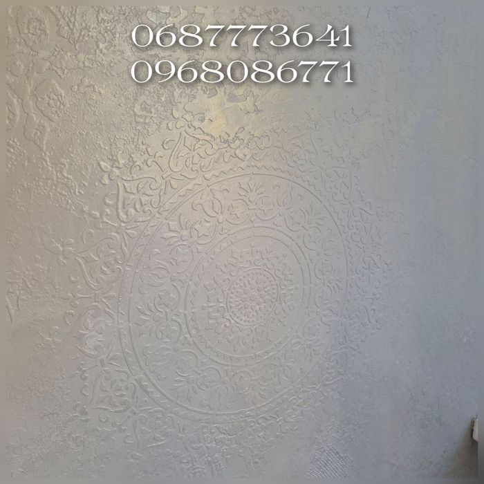 Поклейка обоев, покраска потолков и стен,декоративная штукатурка!