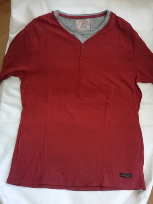 T-shirt Springfield rosa original, tamanho M e sweat Springfield