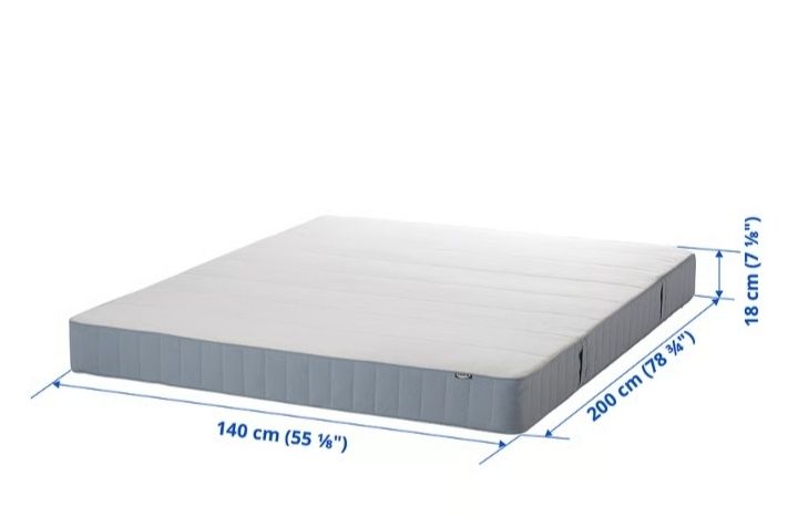Colchão de molas IKEA 1400x200cm VESTMARKA