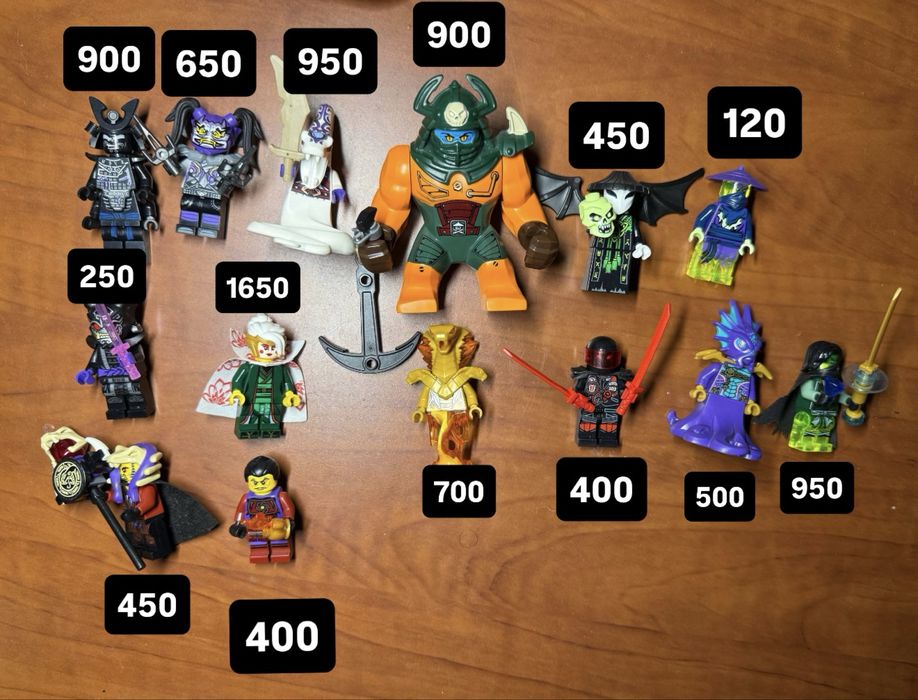Лего ninjago мініфігурки