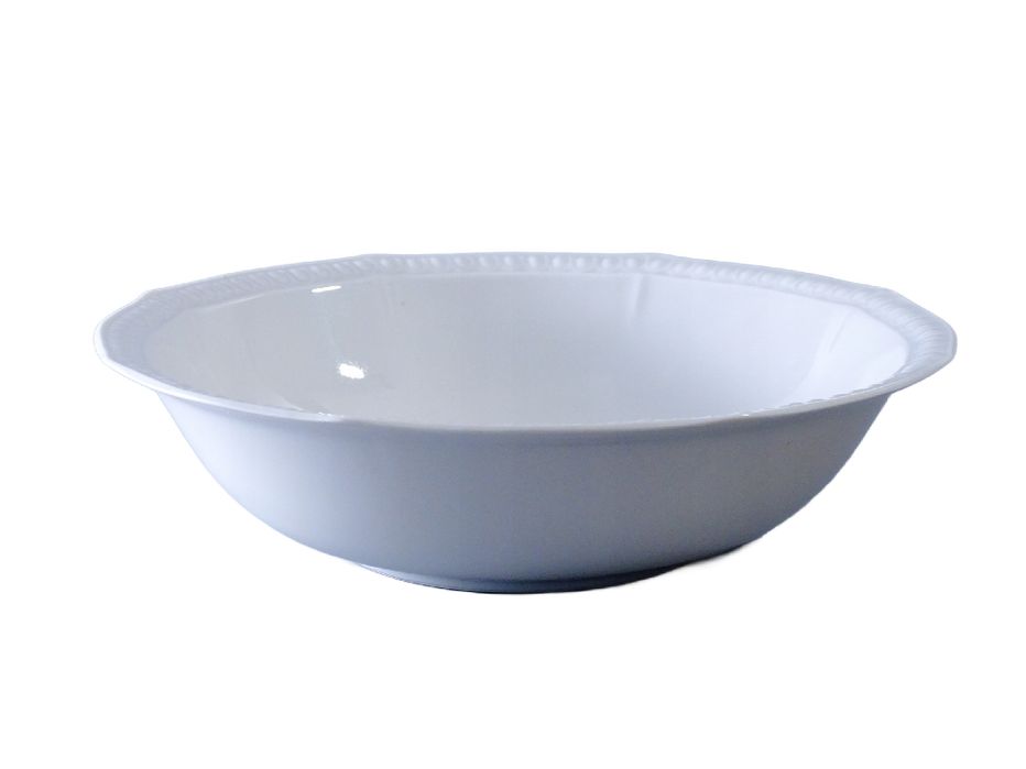 zabytkowa biała salaterka misa porcelanowa