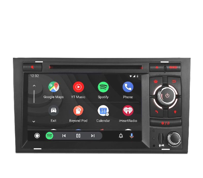 AUTO RADIO GPS ANDROID 12 PARA AUDI A4 B6 B7 00-08 SEAT EXEO 08-12