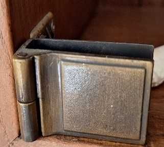 Dobradiça porta vidro (cada Un)