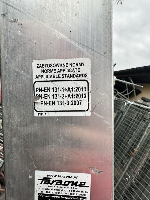 Drabina Faraone magazynowa