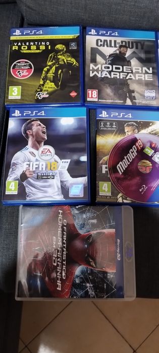 Jogos PS4  e PSP