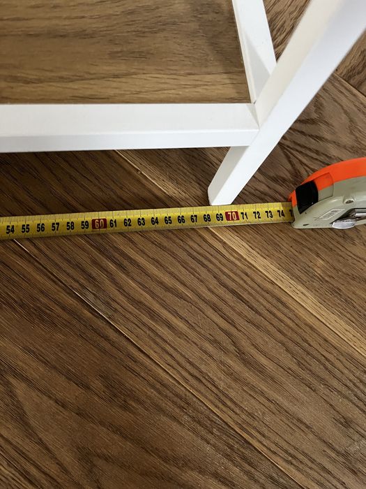 Jysk regał ekspozytor loft skandynawski  mebel TRAPPEDAL  7 półek ciepły dąb biały