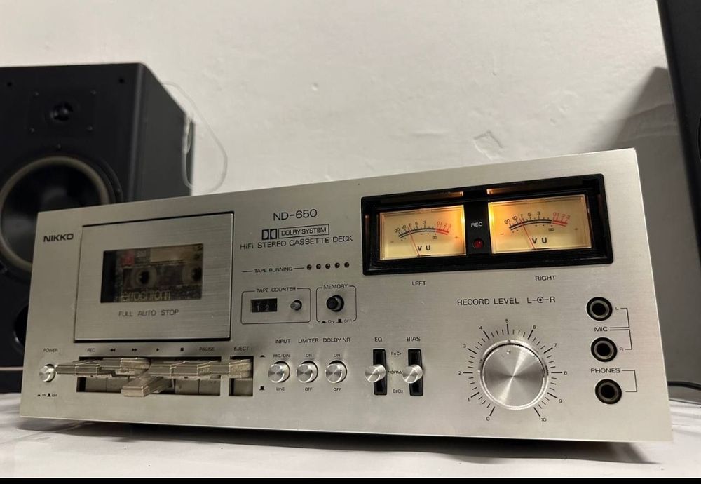 Hi-Fi. Magnitofon kasetowy Nikko ND-650