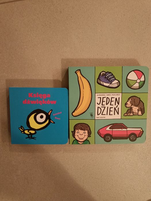 Książeczki księga dźwięków i jeden dzień nowe