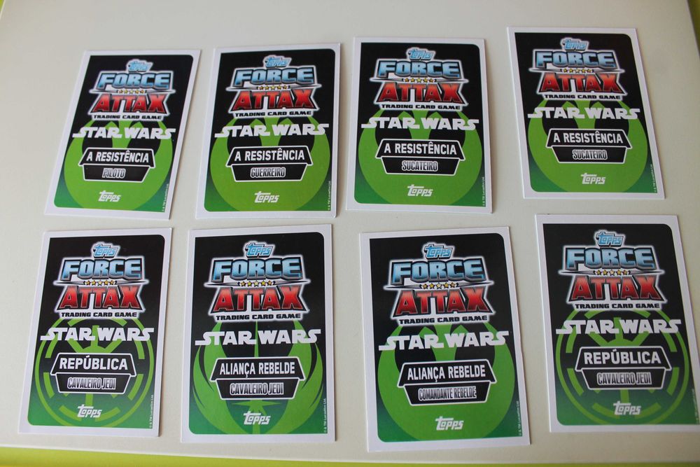 24 Cartas Star Wars Force Attax