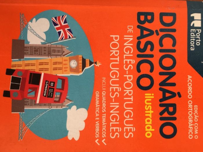 Dicionário Básico ilustrado de Inglês - Porto Editora