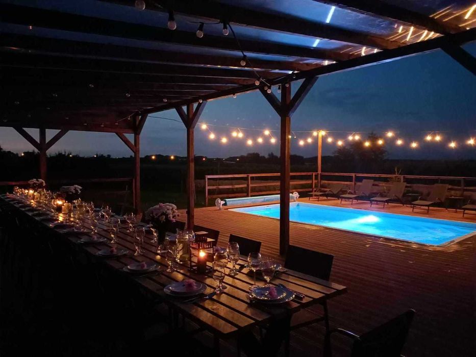 Dom na wynajem wakacje basen sauna jacuzzi 40 km od Warszawy