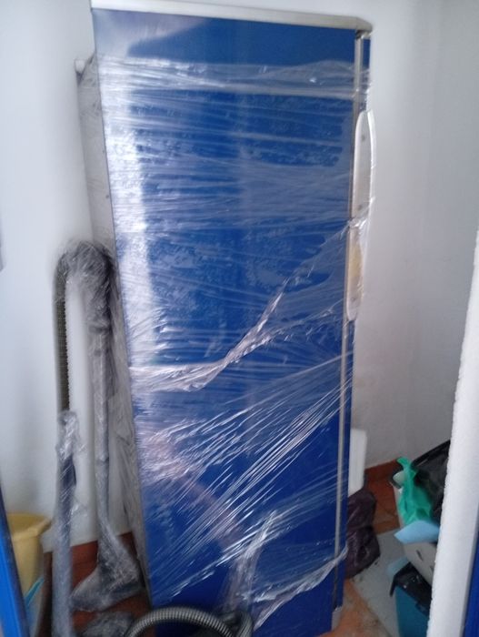 Frigorífico azul usado