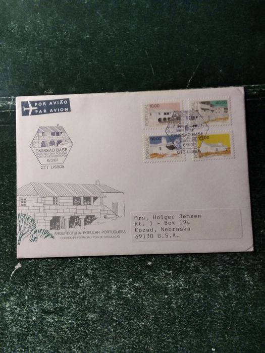 1985/1989 FDC Portuguese Popular Architecture