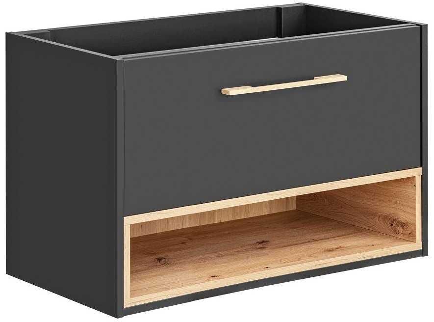 ZZ2164 - Borneo, Szafka pod umywalkę 80 cm z szufladą - COMAD